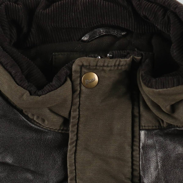 GHBass BASS Padded Vest, Men's Size L (equivalent) cotton Khaki type Vintage Second Hand