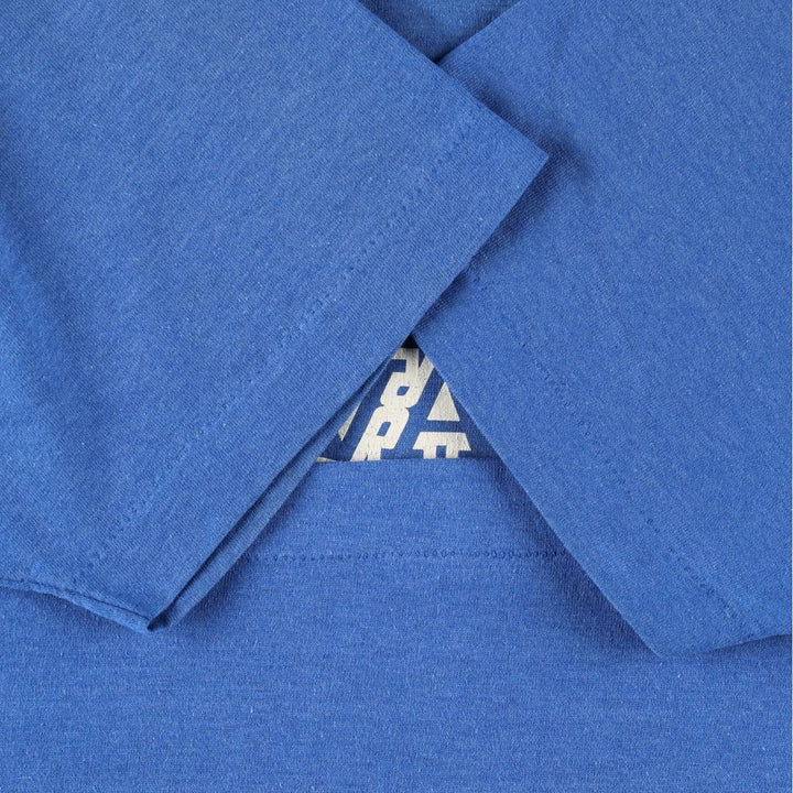 90'S Screen Stars Best Nevata Advertising T-Shirt, Made in USA, Men's Size L (approx.), Vintage cotton blue type Vintage Second Hand