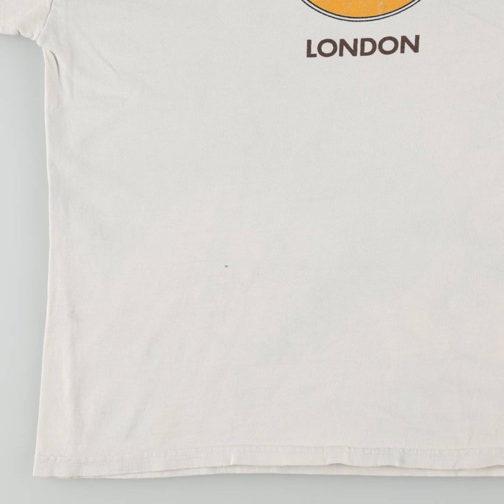 HARD ROCK CAFE Hard Rock Cafe Advertising T-shirt Men's L size cotton white type Vintage Second Hand