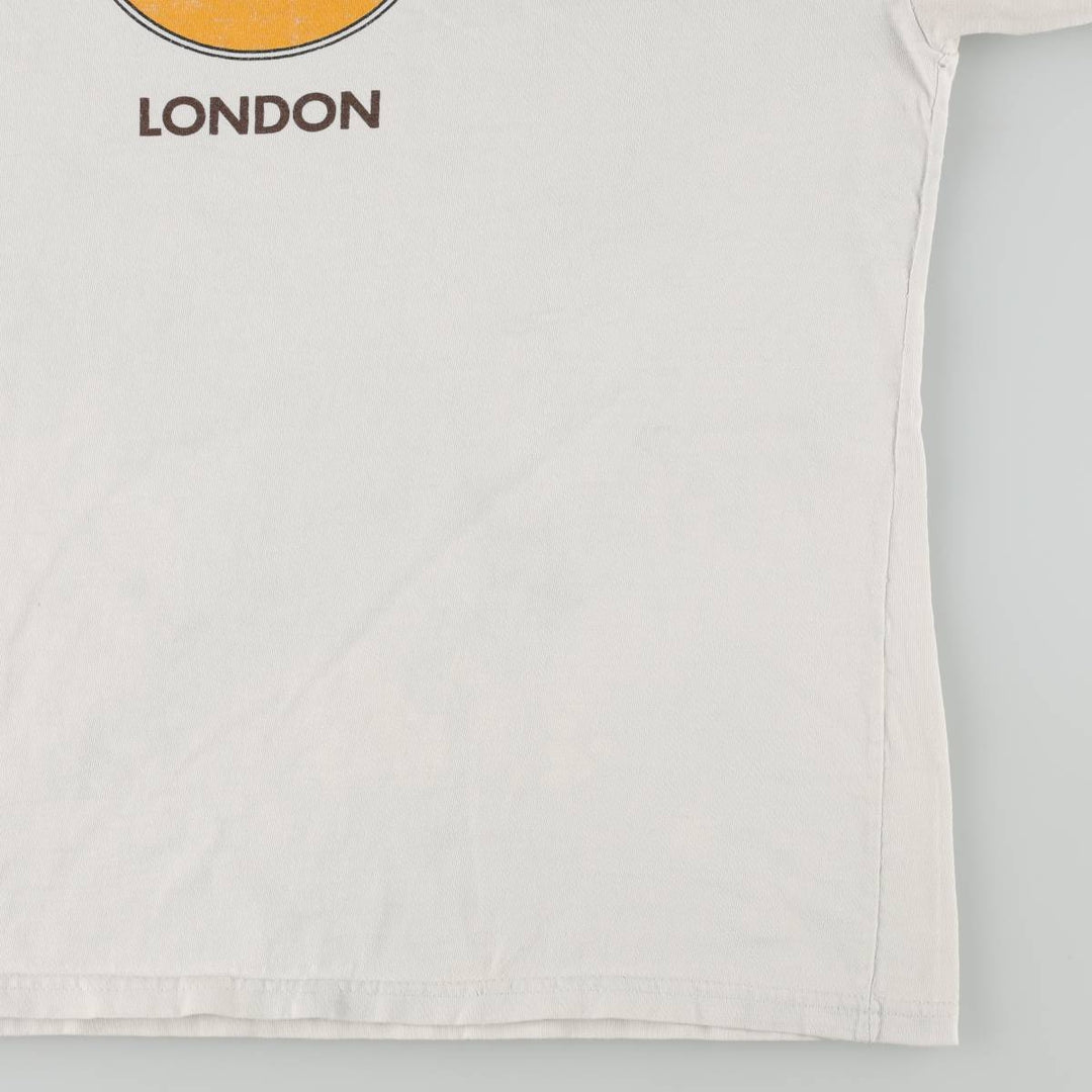 HARD ROCK CAFE Hard Rock Cafe Advertising T-shirt Men's L size cotton white type Vintage Second Hand