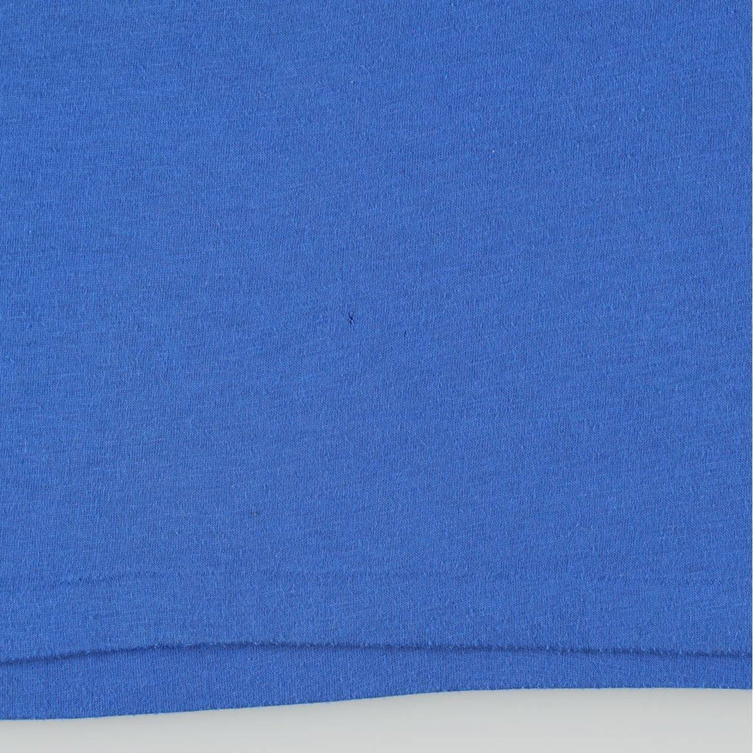 90'S Hanes Seabrook Advertising T-Shirt, Made in USA, Men's XL equivalent, Vintage cotton blue type Vintage Second Hand