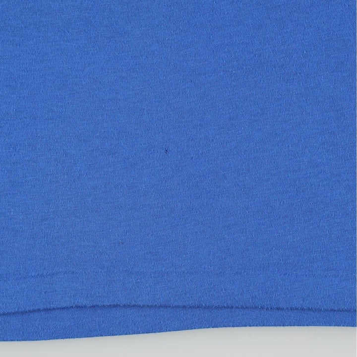 90'S Hanes Seabrook Advertising T-Shirt, Made in USA, Men's XL equivalent, Vintage cotton blue type Vintage Second Hand