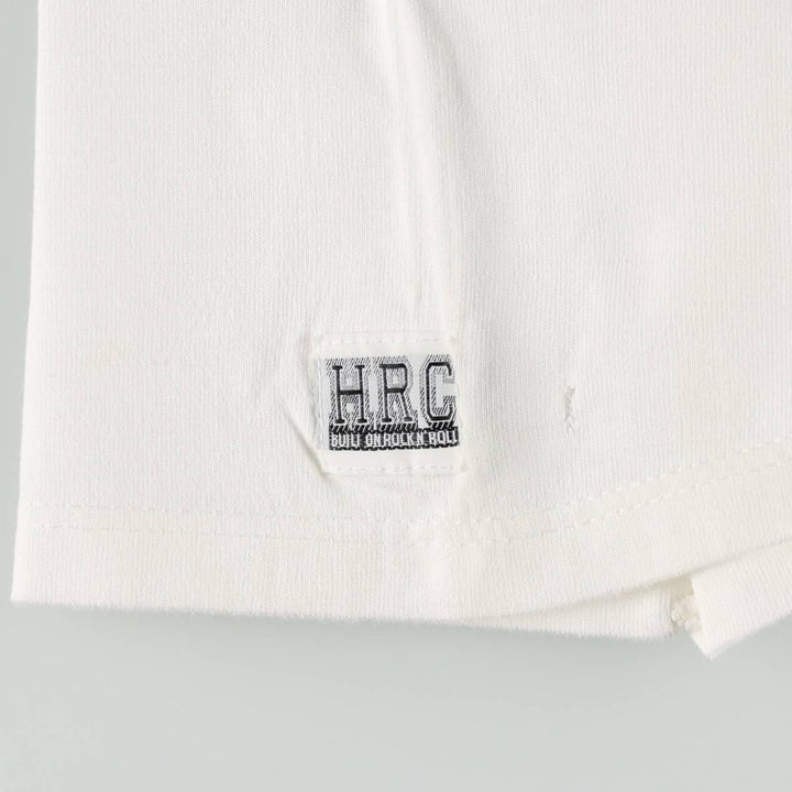 90'S HARD ROCK CAFE Heavy Tee Advertising T-shirt Made in USA Men's XL Vintage cotton white type Vintage Second Hand
