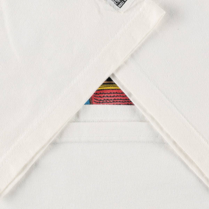 90'S HARD ROCK CAFE Heavy Tee Advertising T-shirt Made in USA Men's XL Vintage cotton white type Vintage Second Hand