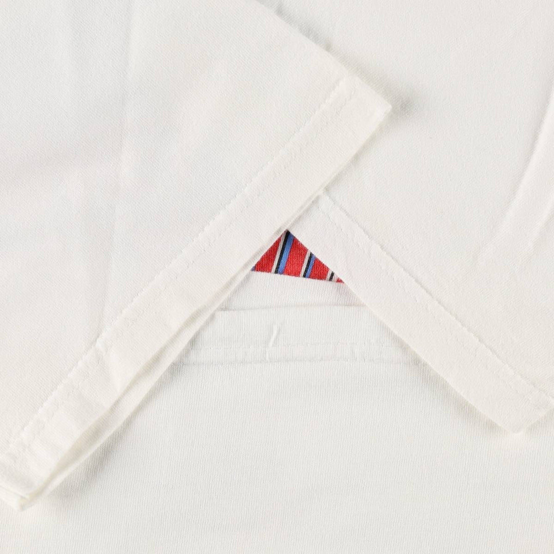 90'S Planet Hollywood Advertising T-Shirt, Made in USA, Men's XL equivalent, Vintage cotton white type Vintage Second Hand