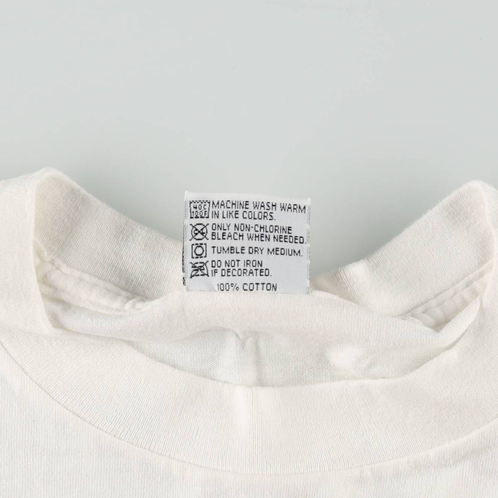 HARD ROCK CAFE Hard Rock Cafe Advertising T-shirt Made in USA Men's L Vintage cotton white type Vintage Second Hand
