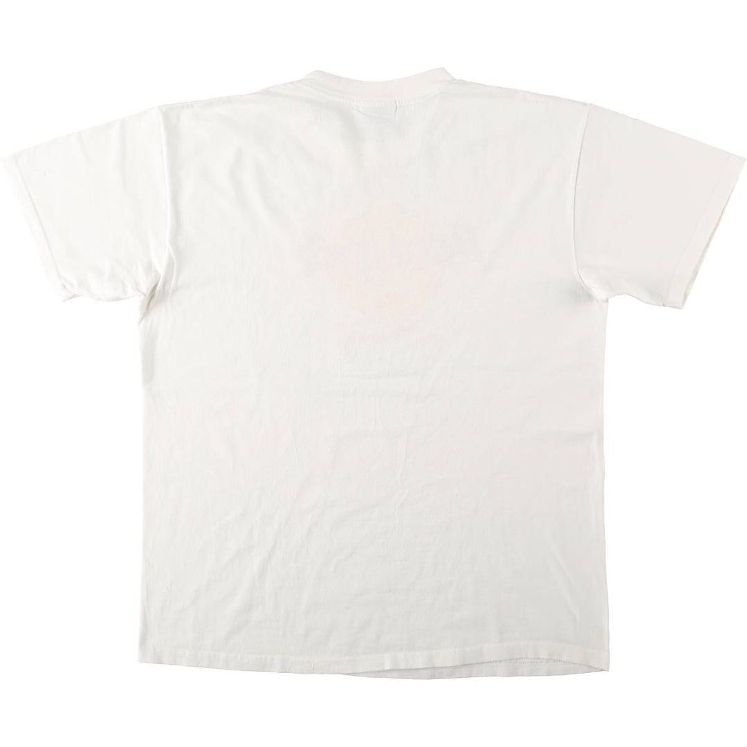 90'S HARD ROCK CAFE Hard Rock Cafe Advertising T-shirt Made in USA Men's L Vintage cotton white type Vintage Second Hand