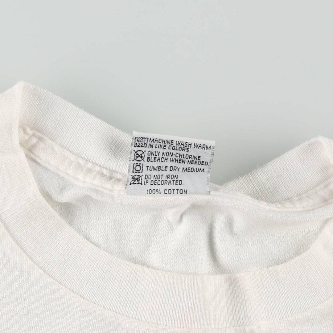 90'S HARD ROCK CAFE Hard Rock Cafe Advertising T-shirt Made in USA Men's L Vintage cotton white type Vintage Second Hand