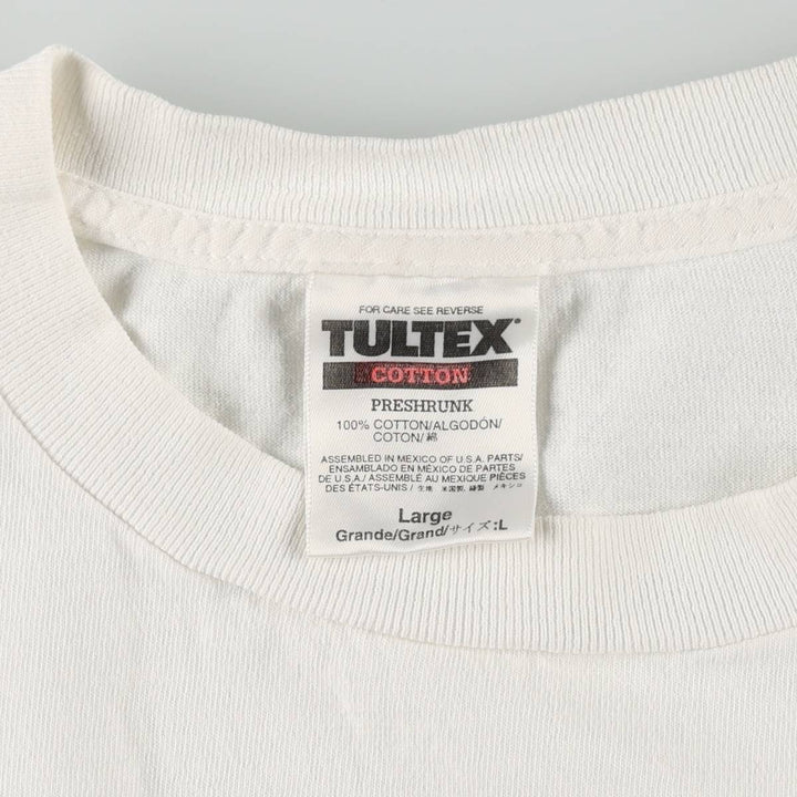 90'S TULTEX HARD ROCK CAFE advertising T-shirt, men's size L equivalent, vintage. cotton white type Vintage Second Hand