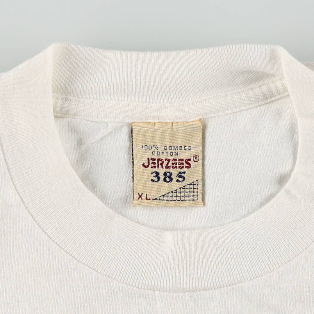90'S Jerzees Hard Rock Cafe Advertising T-Shirt, Men's XL (approx.), Vintage cotton white type Vintage Second Hand