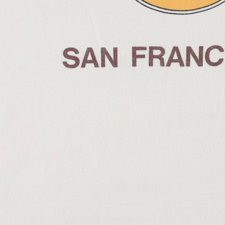 90'S HARD ROCK CAFE Hard Rock Cafe Advertising T-shirt Made in USA Men's L Vintage cotton white type Vintage Second Hand