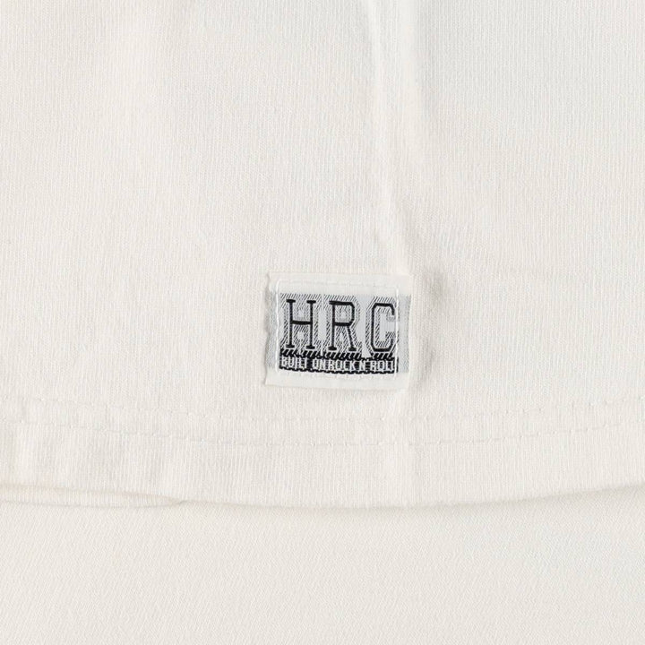 90'S HARD ROCK CAFE Heavy Tee Advertising T-shirt Made in USA Men's XL Vintage cotton white type Vintage Second Hand