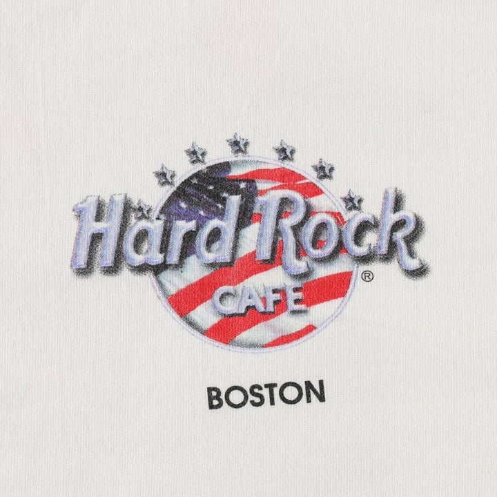 90'S Hard Rock Cafe Heavy Tee Advertising T-Shirt, Men's Size L (approx.), Vintage cotton white type Vintage Second Hand