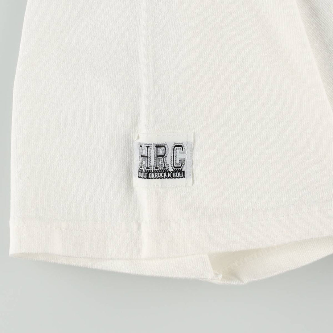 90'S Hard Rock Cafe Heavy Tee Advertising T-Shirt, Men's Size L (approx.), Vintage cotton white type Vintage Second Hand