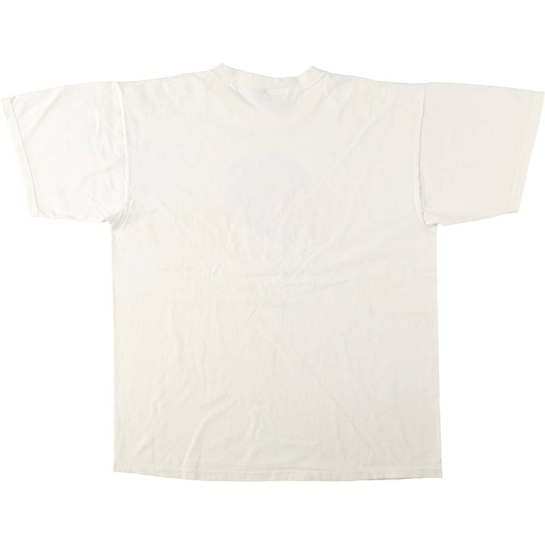 90'S Planet Hollywood Advertising T-Shirt, Made in USA, Men's Size L (approx.), Vintage cotton white type Vintage Second Hand