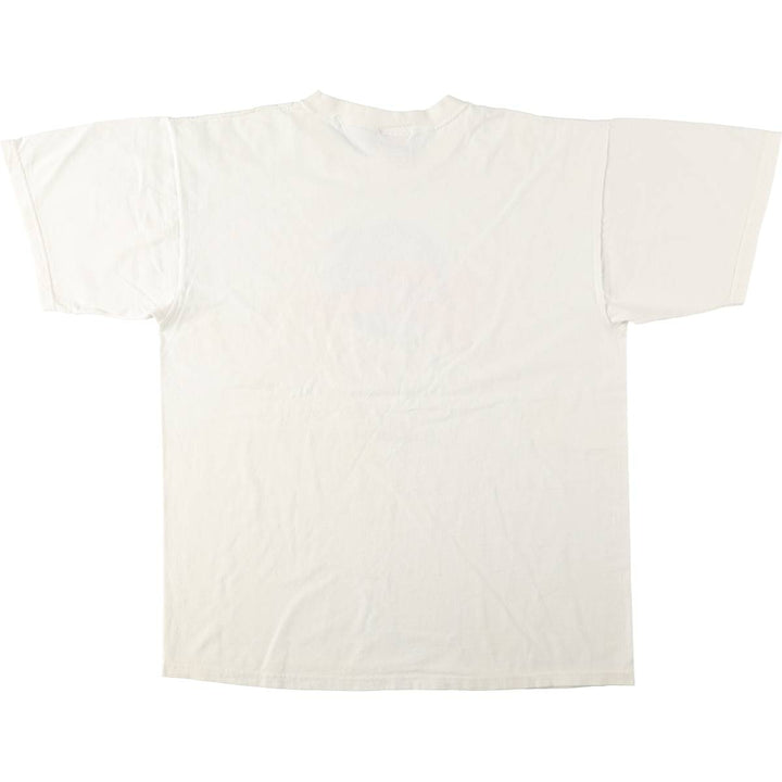 90'S Planet Hollywood Advertising T-Shirt, Made in USA, Men's Size L (approx.), Vintage cotton white type Vintage Second Hand