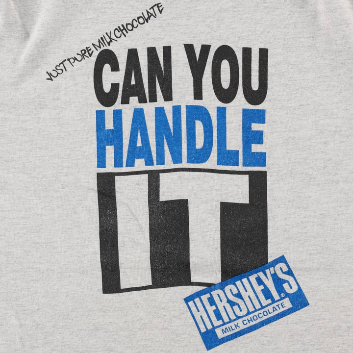 90'S Anvil Hershey's Advertising T-Shirt, Made in USA, Men's XL equivalent, Vintage cotton gray type Vintage Second Hand