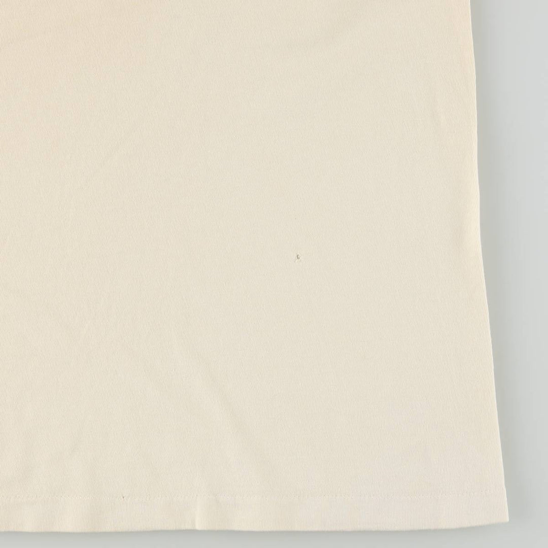 90'S Hanes BEEFY-T HOOTERS advertising t-shirt, made in USA, men's size L equivalent, vintage. cotton unbleached Vintage Second Hand