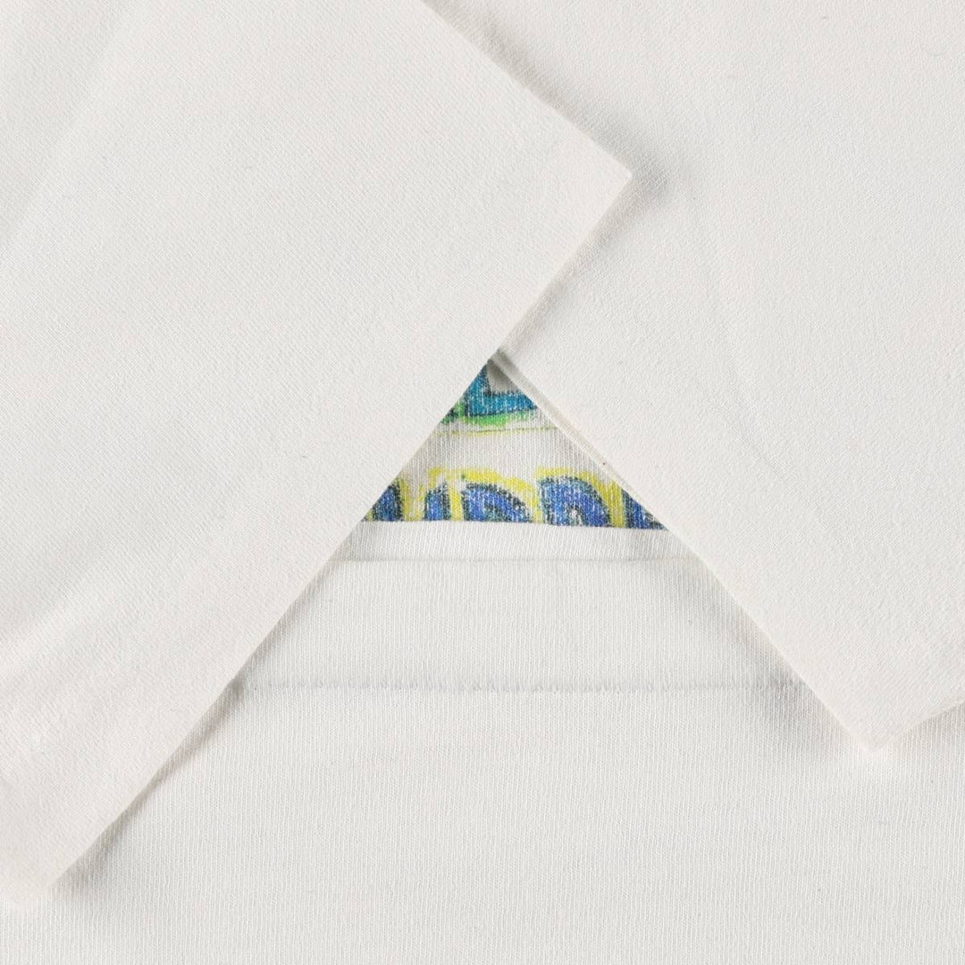90'S Fruit of the Loom Advertising T-shirt, Made in Canada, Men's XL, Vintage cotton white type Vintage Second Hand