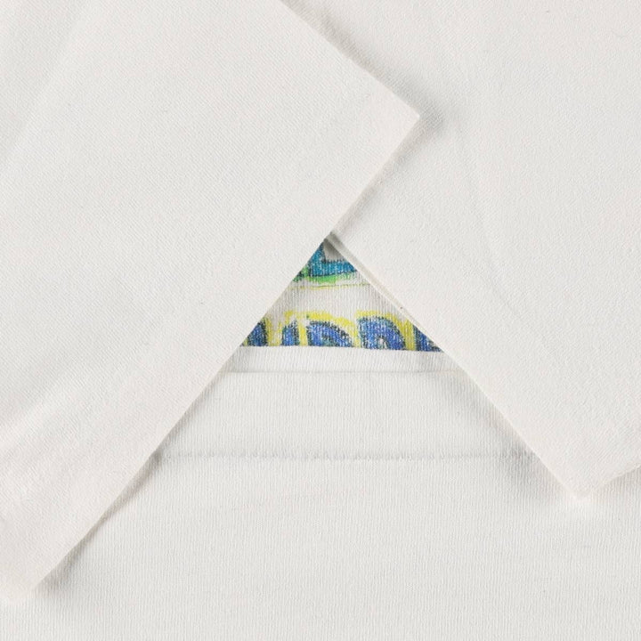 90'S Fruit of the Loom Advertising T-shirt, Made in Canada, Men's XL, Vintage cotton white type Vintage Second Hand