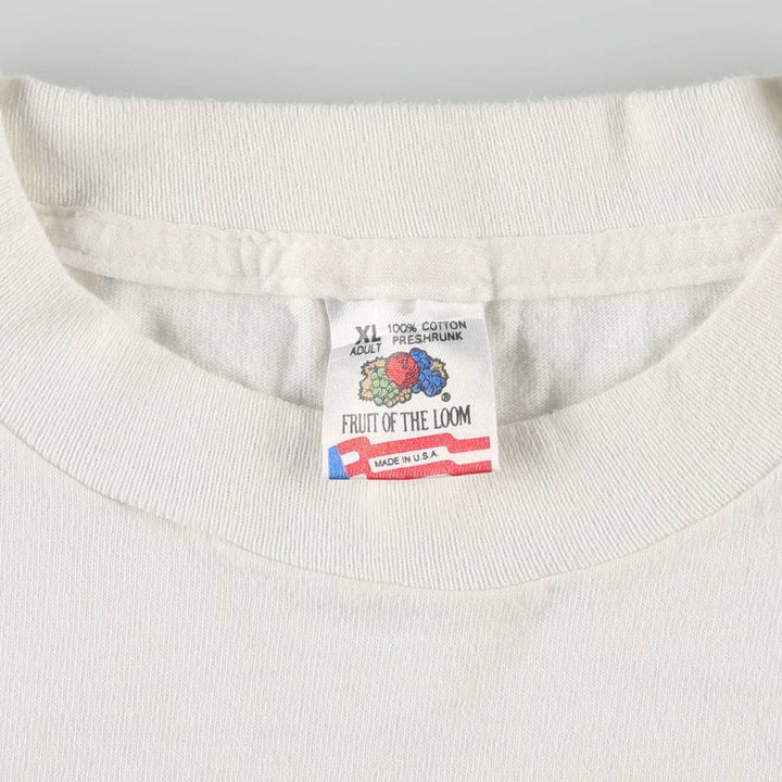 90'S Fruit of the Loom Marlboro Unlimited Advertising T-Shirt, Made in USA, Men's XL equivalent, Vintage cotton white type Vintage Second Hand