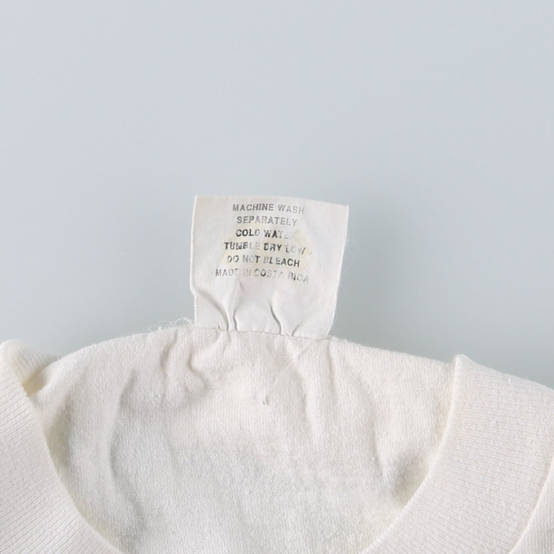 90'S J and B Lizard Pattern Animal T-Shirt, Men's Size L (Equivalent), Vintage unclear white type Vintage Second Hand