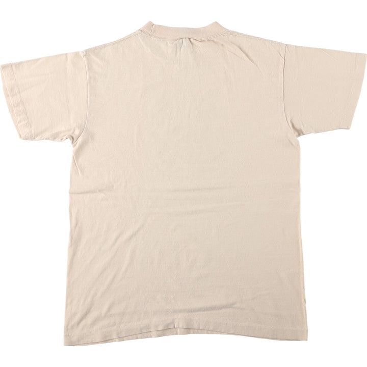 90'S MORRIS Cat Pattern Animal T-Shirt, Men's Size S (Equivalent), Vintage unclear Beige type Vintage Second Hand