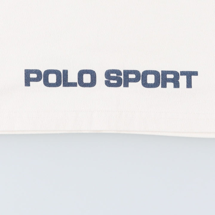90'S Ralph Lauren POLO SPORT Sleeveless Logo T-Shirt, Men's Size L (approx.), Vintage cotton unbleached Vintage Second Hand