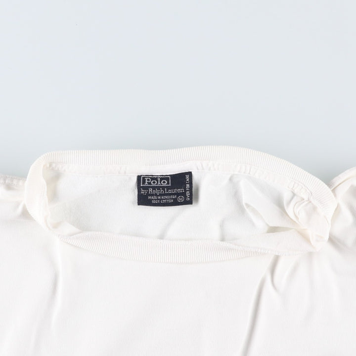 Ralph Lauren POLO by Ralph Lauren Short Sleeve One Point Logo Pocket T-Shirt Men's M cotton white type Vintage Second Hand