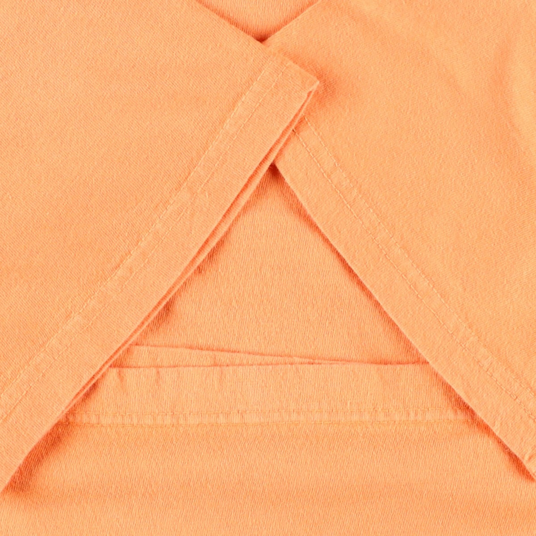 Ralph Lauren POLO by Ralph Lauren Short-Sleeve T-Shirt with One-Point Logo Pocket, Men's Size S (approx.) cotton orange type Vintage Second Hand