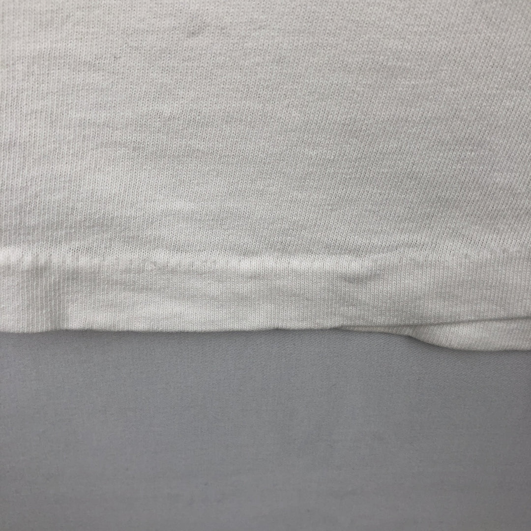 90'S Quiksilver surf/skate t-shirt, made in USA, men's size L equivalent, vintage. cotton white type Vintage Second Hand