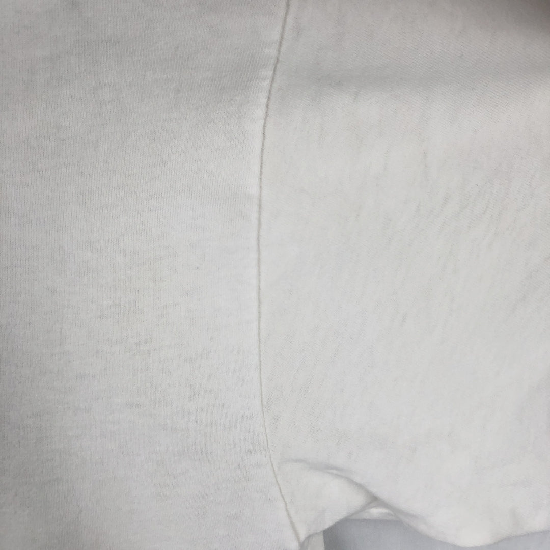 90'S Quiksilver surf/skate t-shirt, made in USA, men's size L equivalent, vintage. cotton white type Vintage Second Hand