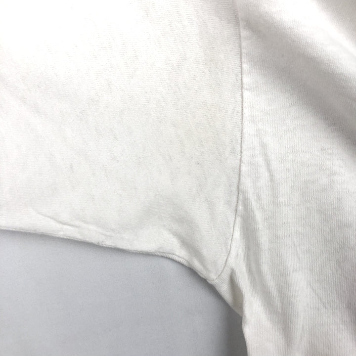 90'S Quiksilver surf/skate t-shirt, made in USA, men's size L equivalent, vintage. cotton white type Vintage Second Hand