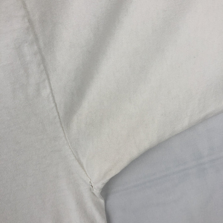 90'S Quiksilver surf/skate t-shirt, made in USA, men's size L equivalent, vintage. cotton white type Vintage Second Hand