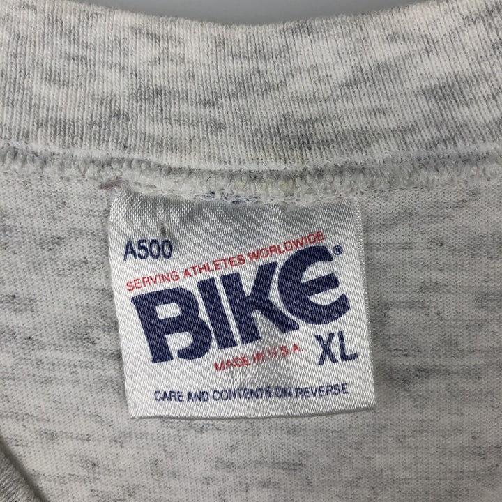 90'S BIKE NFL MINNESOTA VIKINGS Sports Print T-Shirt, Made in USA, Men's XL equivalent, Vintage cotton gray type Vintage Second Hand