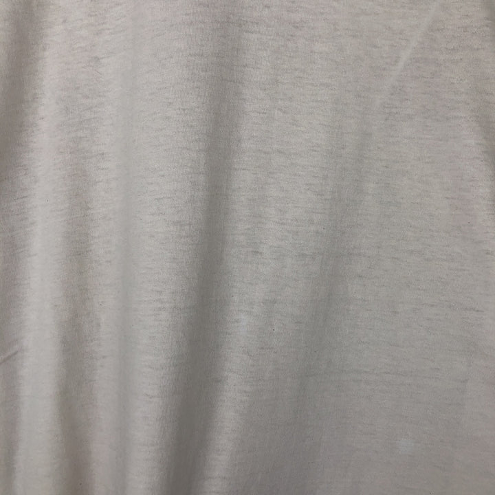 80'S RAMBLERS College T-shirt, Men's XL equivalent, Vintage cotton white type Vintage Second Hand