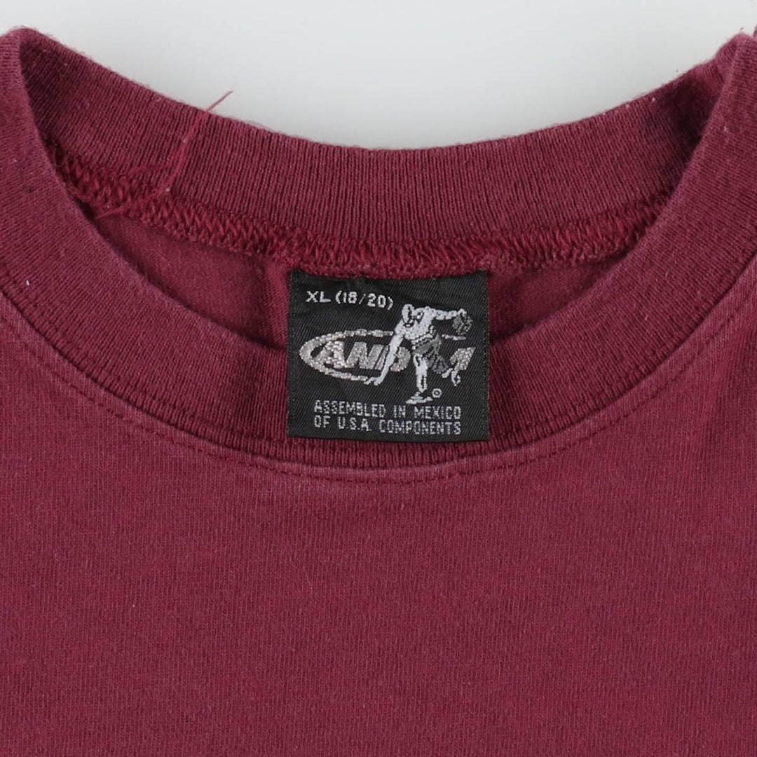 AND 1 Logo Print T-Shirt, Men's Size M cotton wine-red Vintage Second Hand