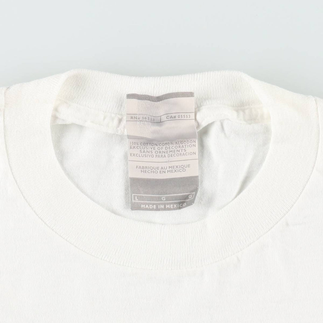 00'S Nike One Point Logo T-shirt Men's L size cotton white type Vintage Second Hand