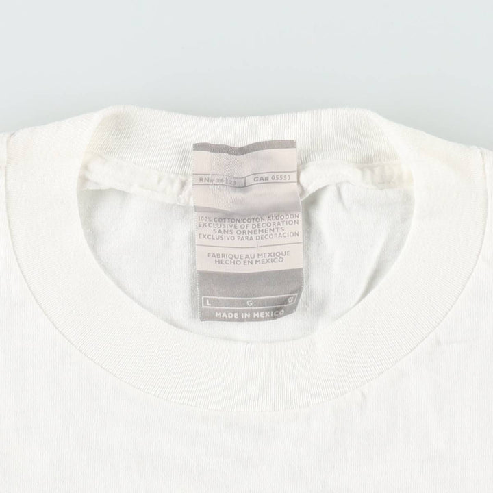 00'S Nike One Point Logo T-shirt Men's L size cotton white type Vintage Second Hand
