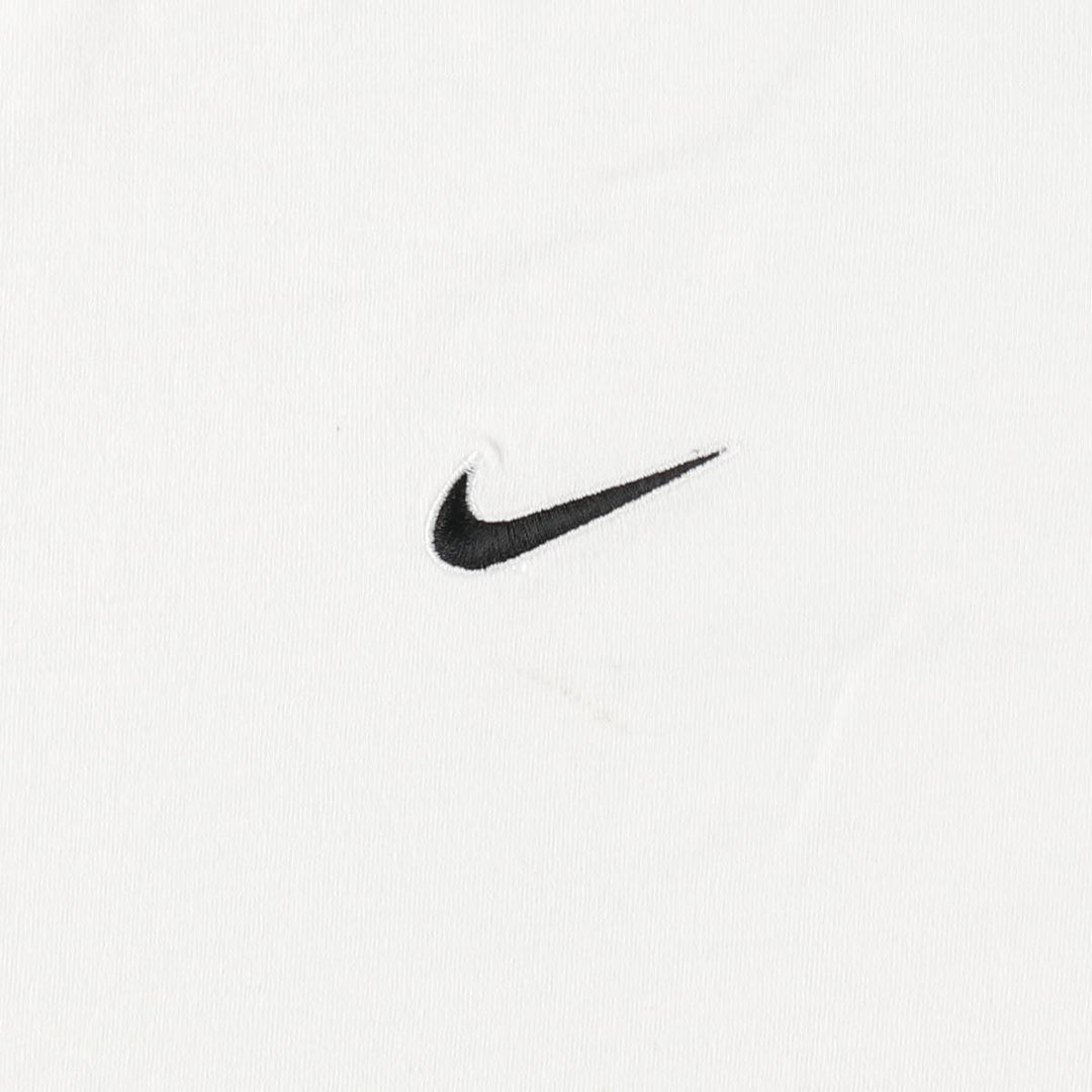 00'S Nike One Point Logo T-shirt Men's L size cotton white type Vintage Second Hand