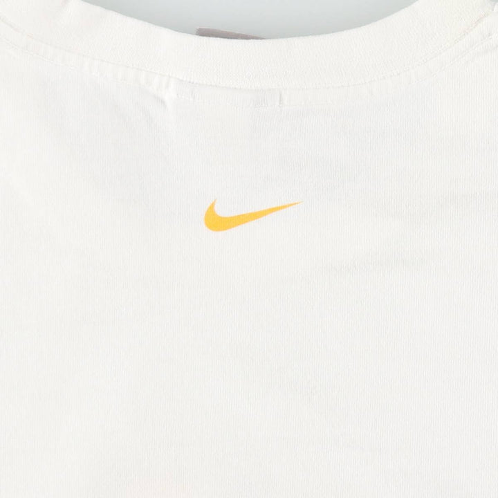 00'S Nike logo print T-shirt, men's XL size cotton white type Vintage Second Hand