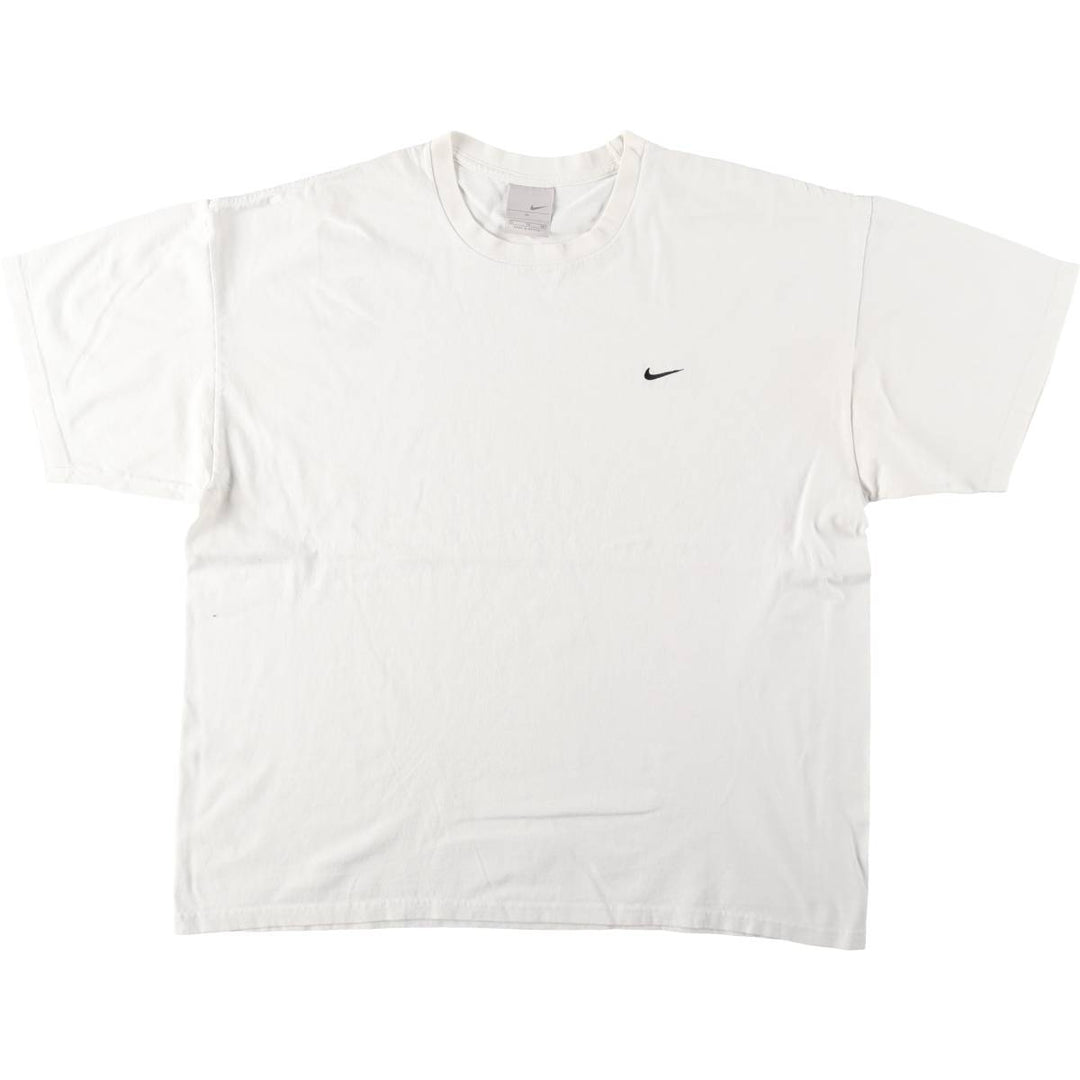 00'S Nike One Point Logo T-shirt Men's XL cotton white type Vintage Second Hand