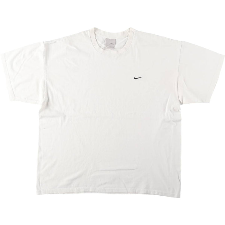 00'S Nike One Point Logo T-shirt Men's XL cotton white type Vintage Second Hand
