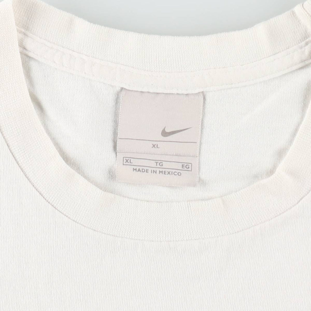 00'S Nike One Point Logo T-shirt Men's XL cotton white type Vintage Second Hand