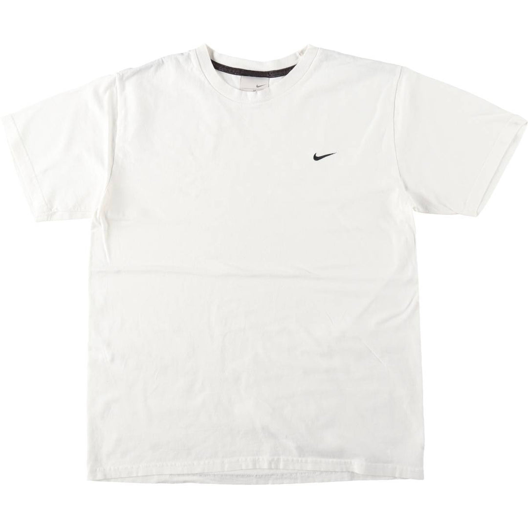 00'S Nike One Point Logo T-shirt Men's M size cotton white type Vintage Second Hand