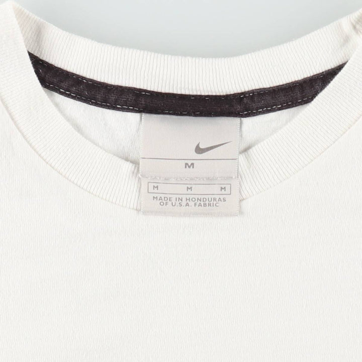 00'S Nike One Point Logo T-shirt Men's M size cotton white type Vintage Second Hand