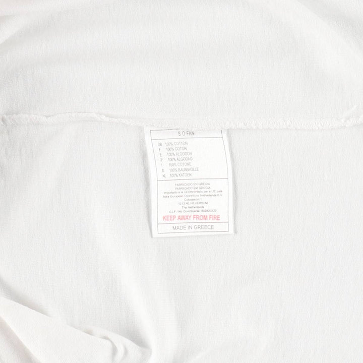 90'S Nike One Point Logo T-shirt, Men's M size, Vintage cotton white type Vintage Second Hand