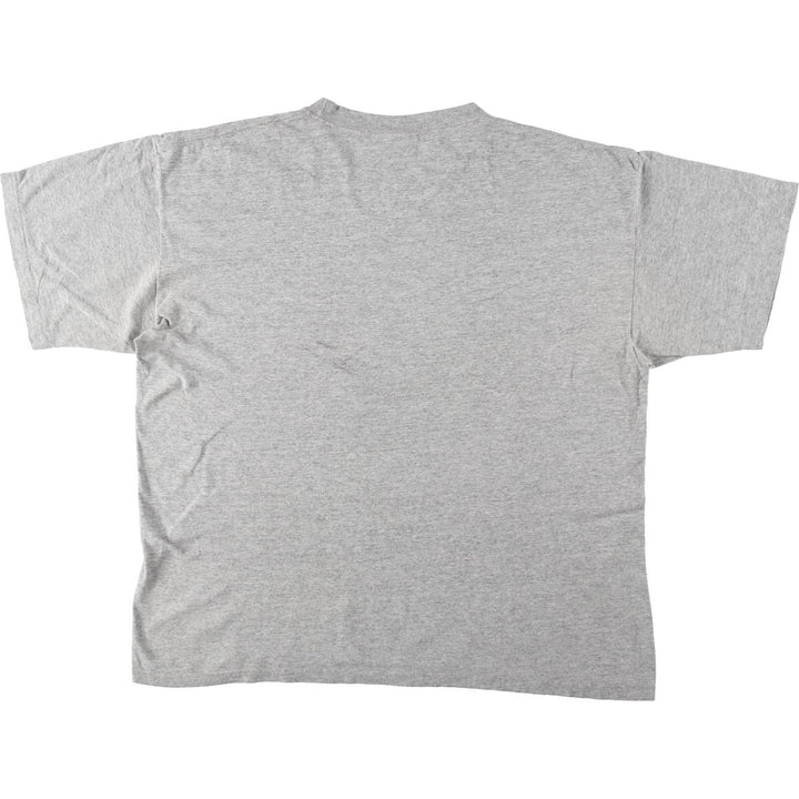90'S Nike Logo Print T-Shirt, Men's Size XL (Equivalent), Vintage cotton gray type Vintage Second Hand