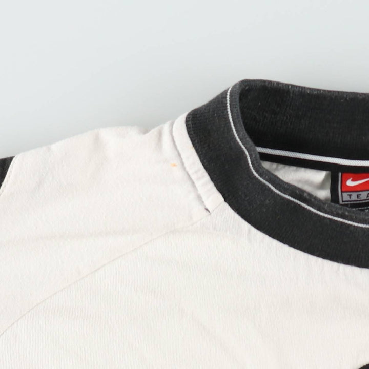 ~2000'S Nike Team Logo T-Shirt, Men's Size M (approx.) cotton white type Vintage Second Hand