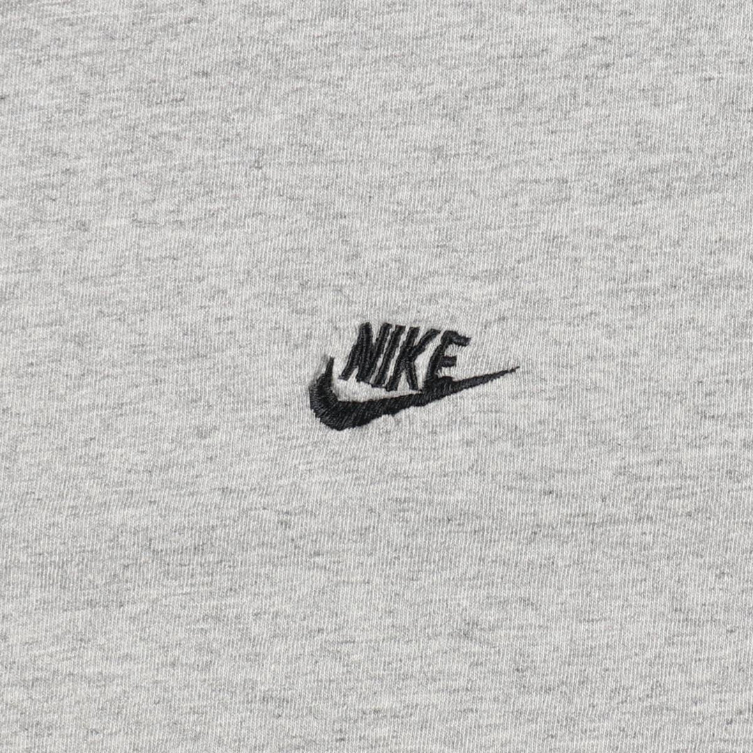 90'S Nike One Point Logo T-shirt Made in USA Men's XL Vintage cotton gray type Vintage Second Hand